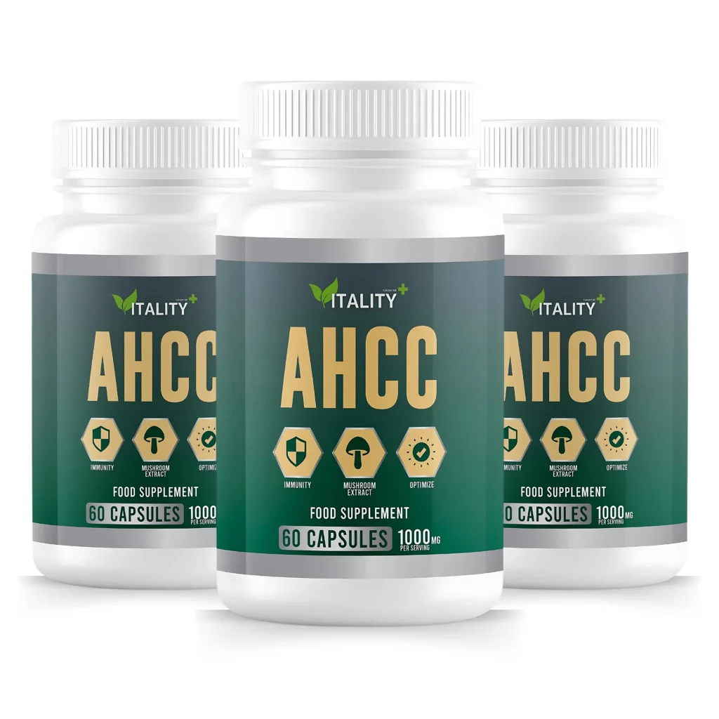 3 pack premium ahcc capsules 1000mg 180 capsules 3 month supply immune system support supplement 451537