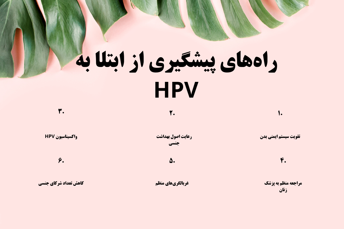 راه‌های پیشگیری از ابتلا به HPV