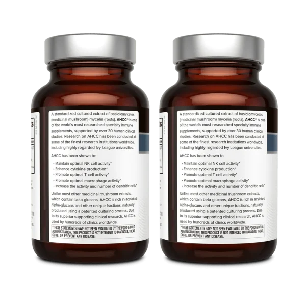 مکمل AHCC® Kinoko® Platinum (بسته دو عددی)