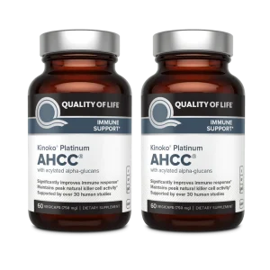 معرفی مکمل AHCC® Kinoko® Platinum (بسته دو عددی)
