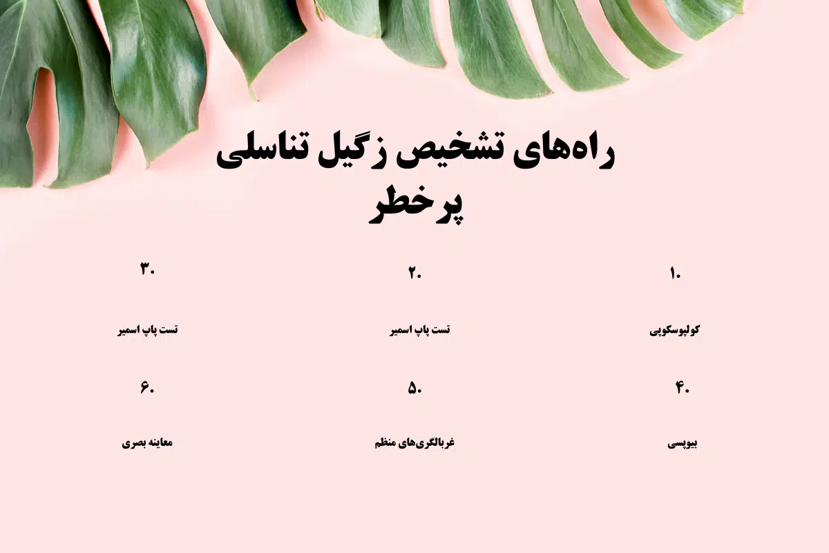 راه‌های تشخیص زگیل تناسلی پرخطر