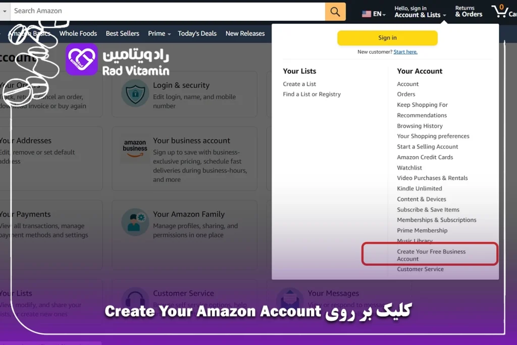 Create Your Amazon Account